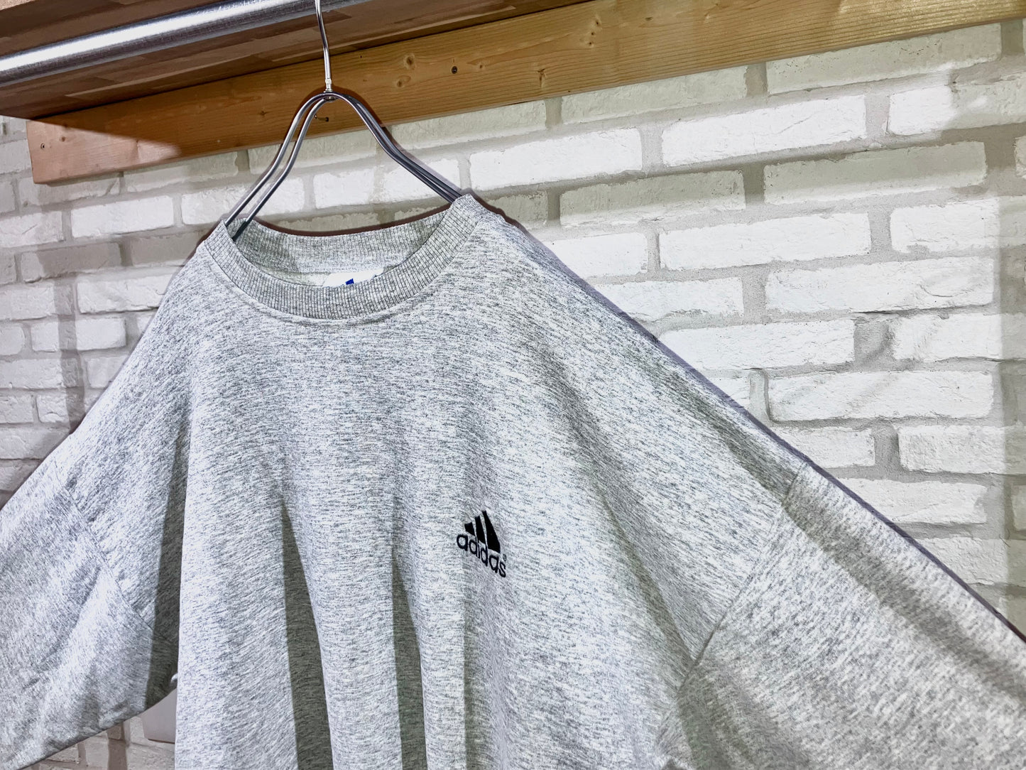 "adidas" Old Oversized Embroidery Sweat