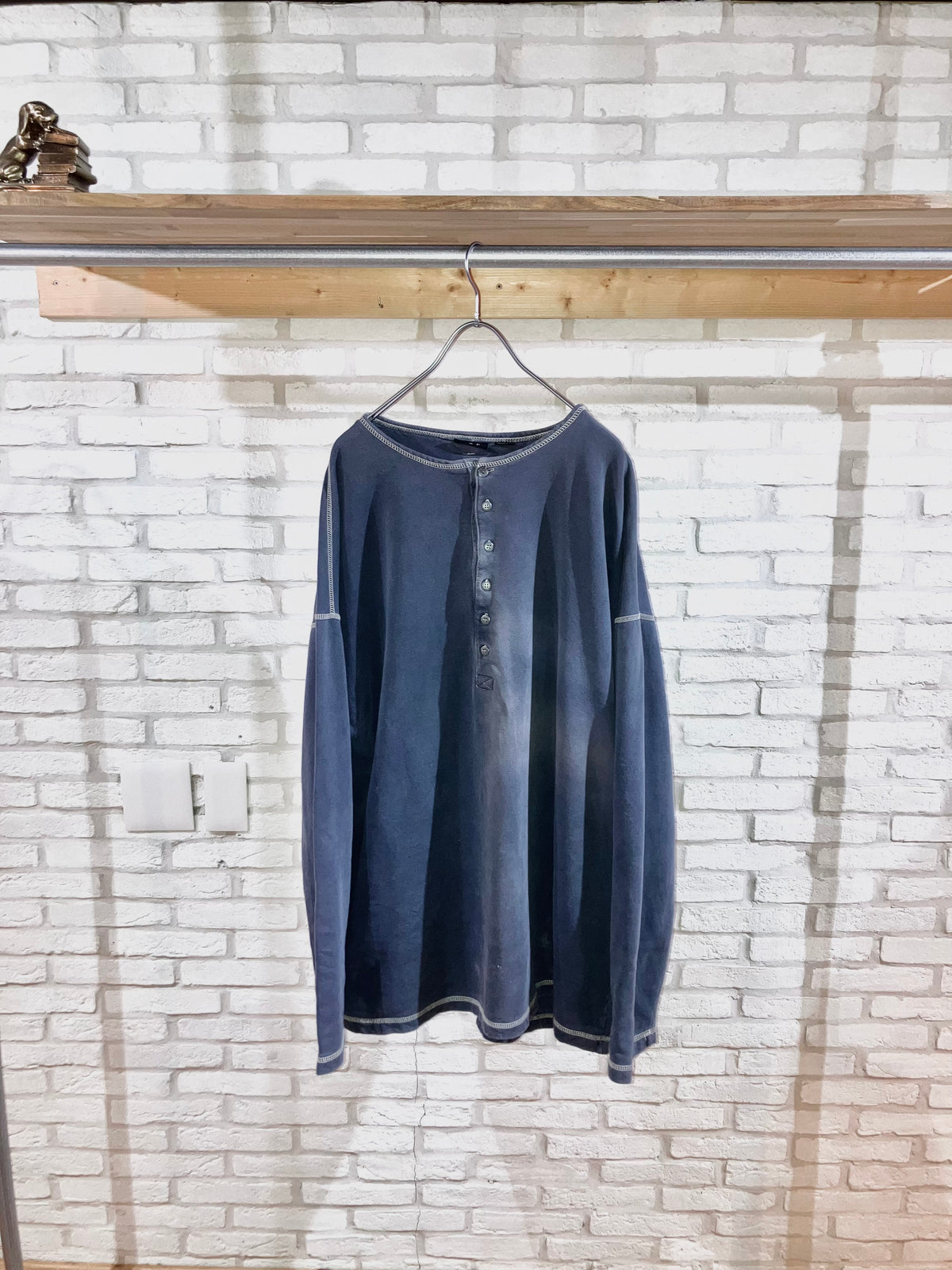 Old Henley Neck Sweat