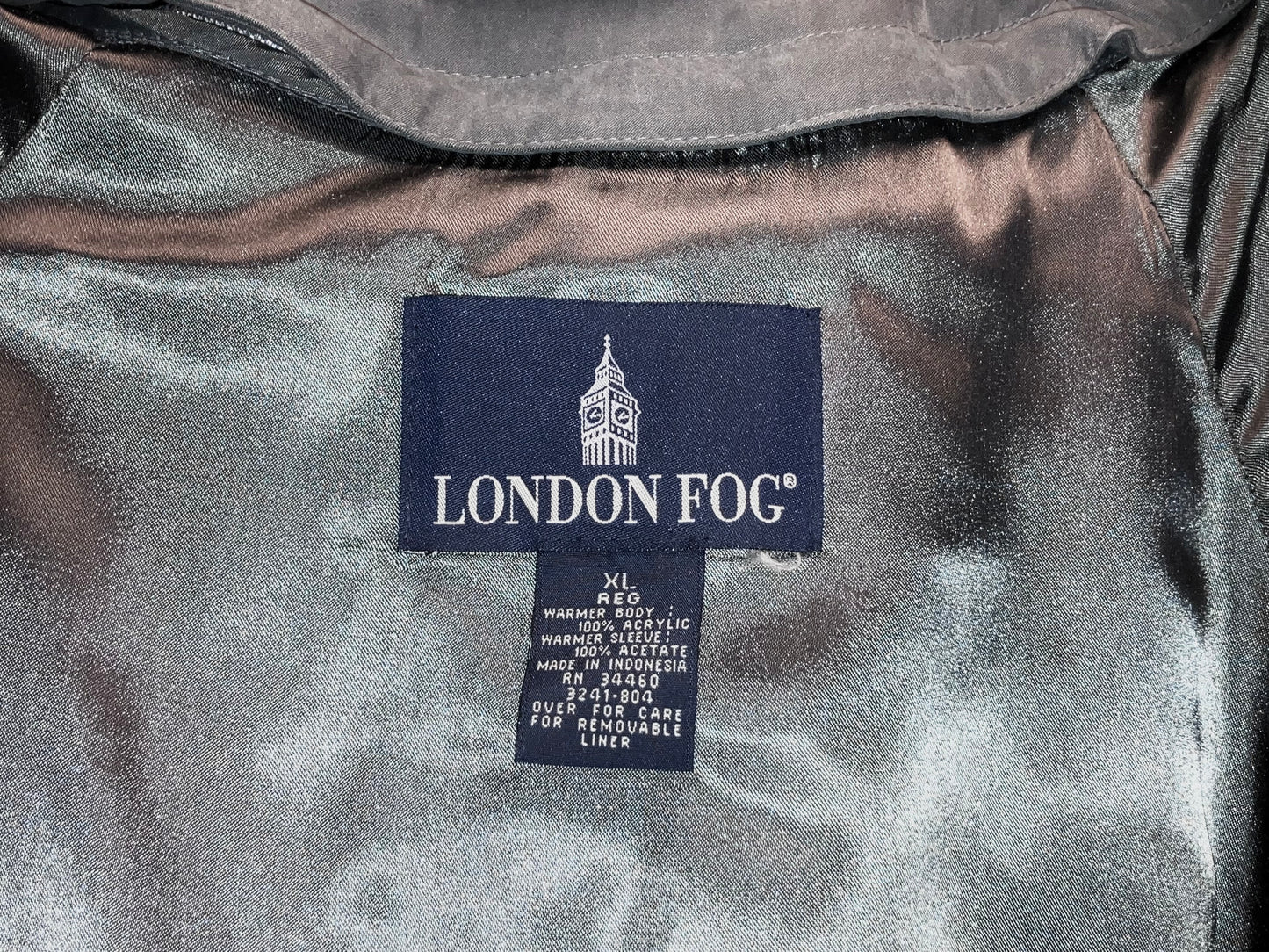 "LONDON FOG" Old Design Hoodie Coat