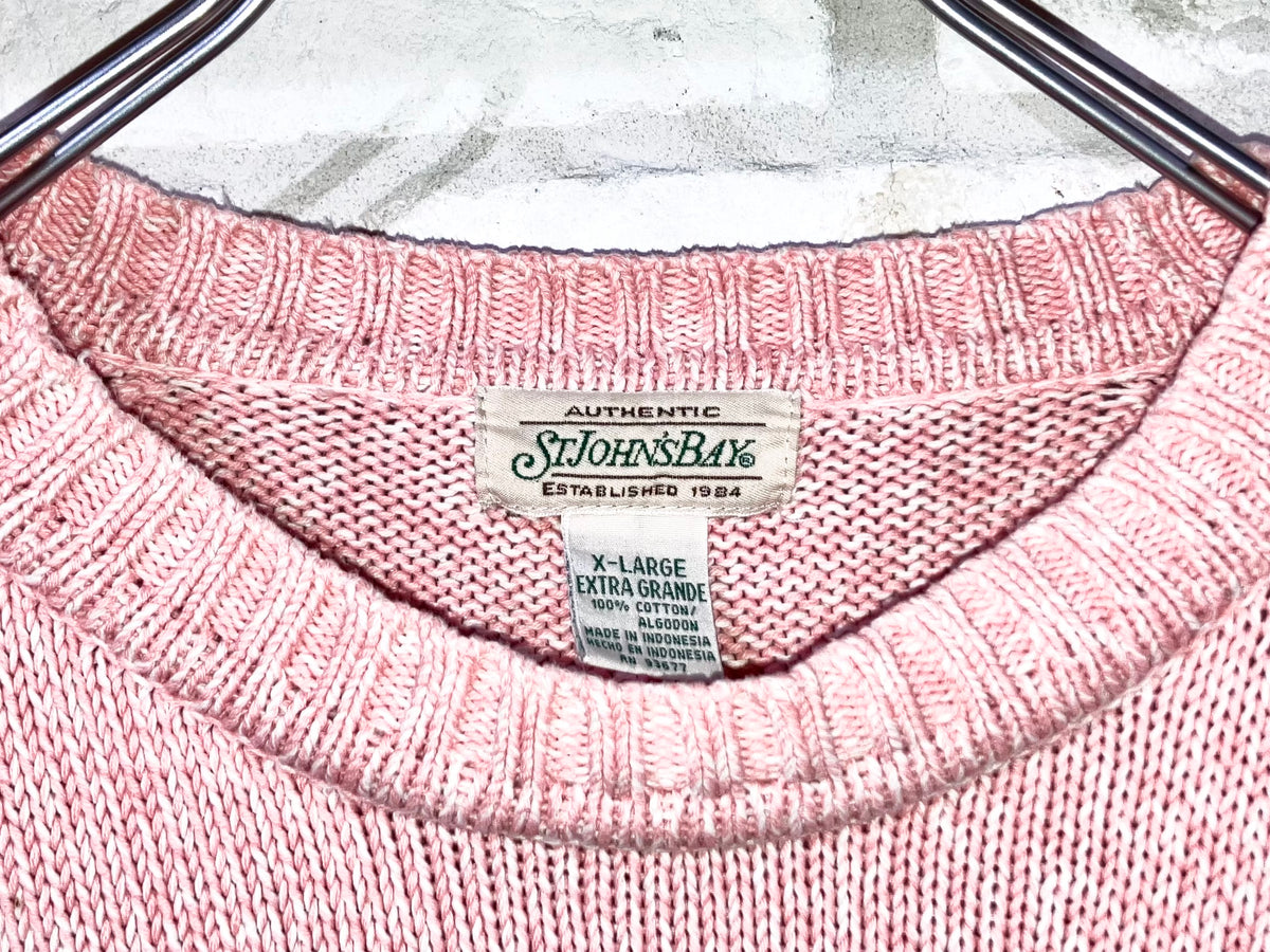 "ST JOHN'S BAY" Old Cotton Knit