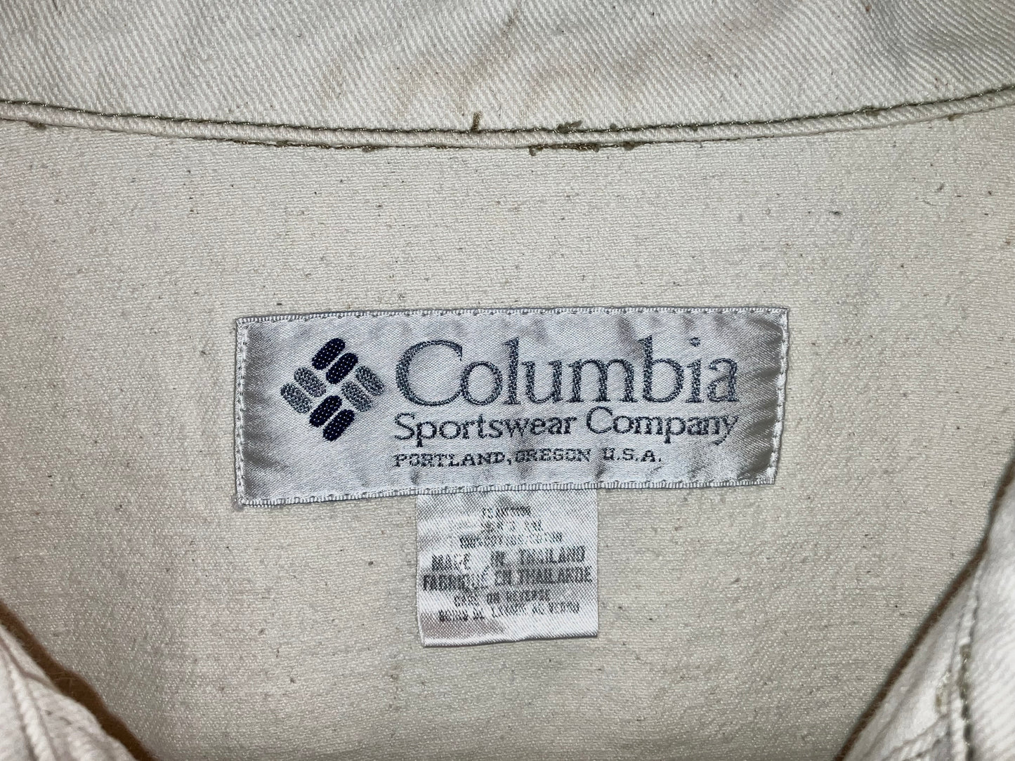 "Cloumbia" Old Oversized Denim JKT