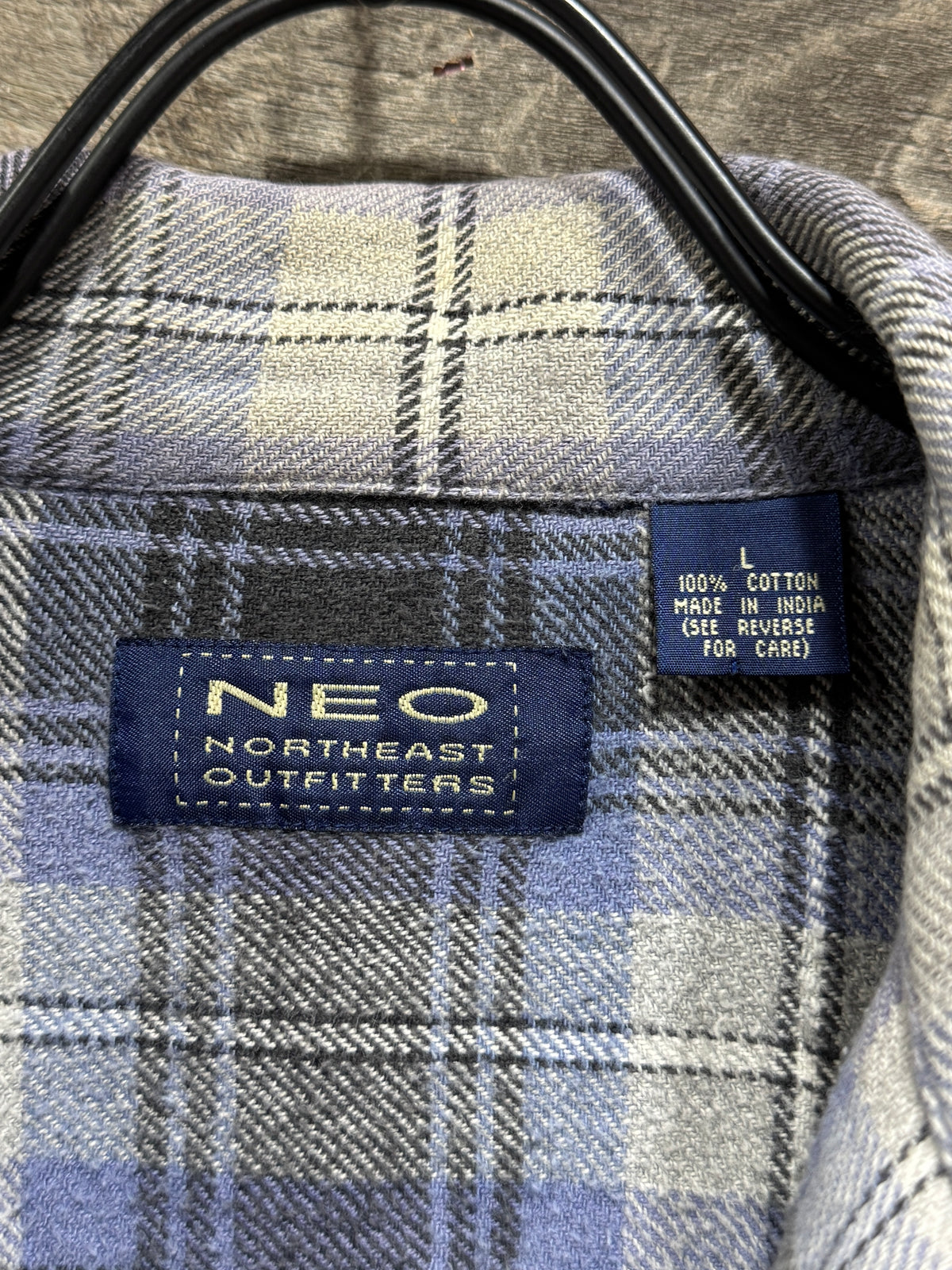 90s Zip-up Plaid Flannel Shirt