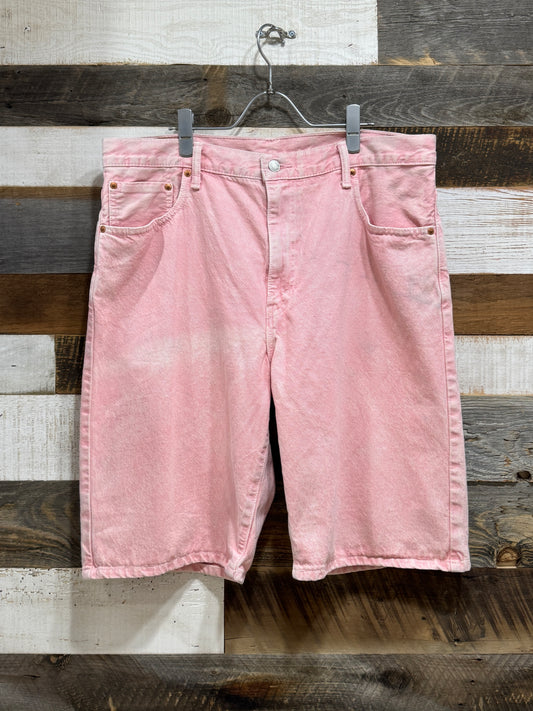 Levi's 569 Pink Denim Shorts