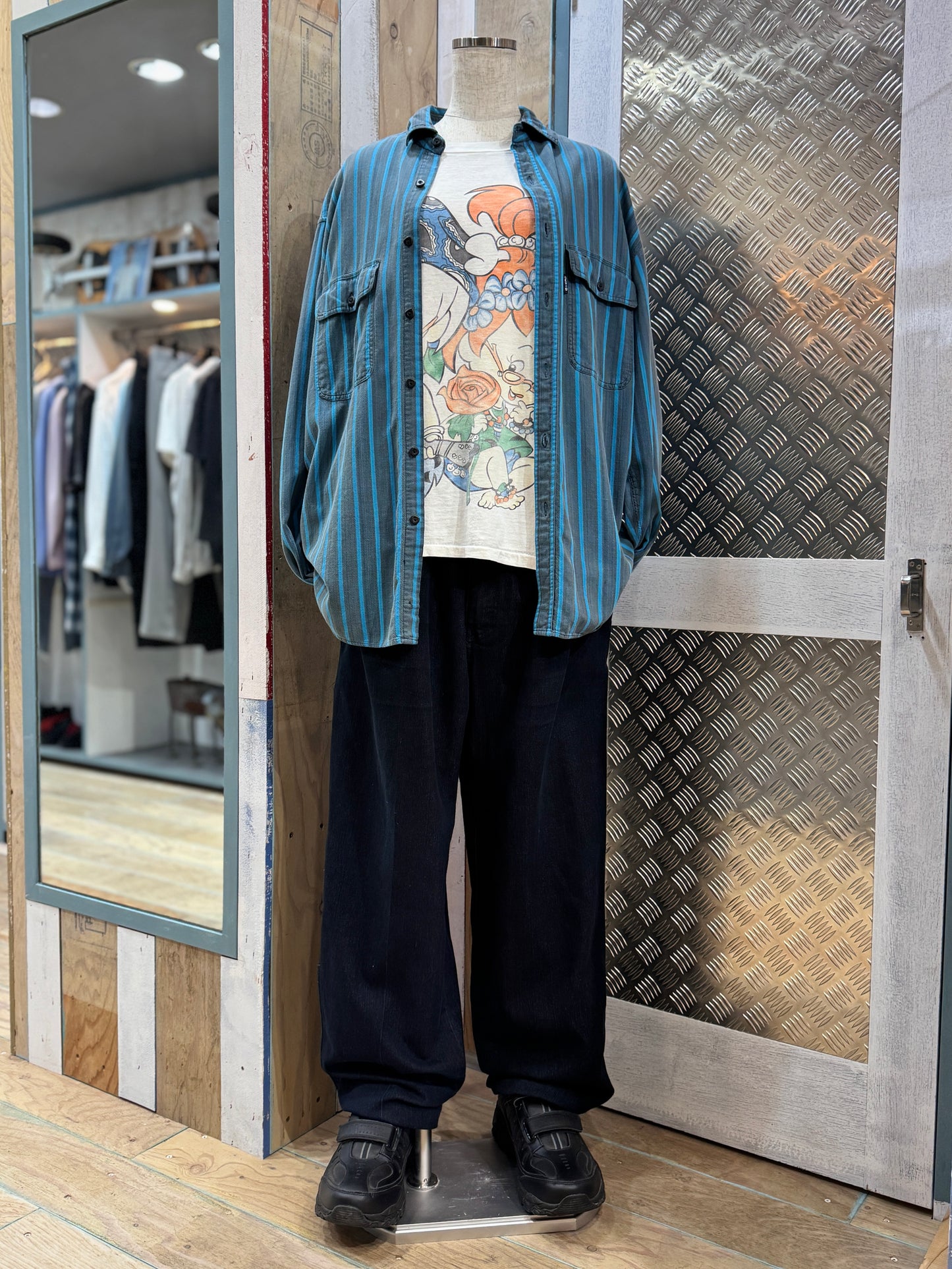 Design Loose Denim EZ Pants