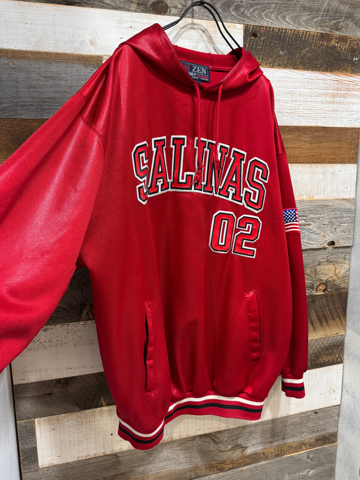 00s ZEN SPORT Varsity Hoodie