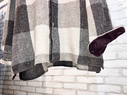 "STRUCTURE" Old Oversized Wool Check
Shirt "High Qualtiy"