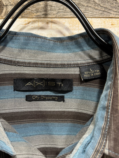 Old AXIST Striped Cotton Shirt