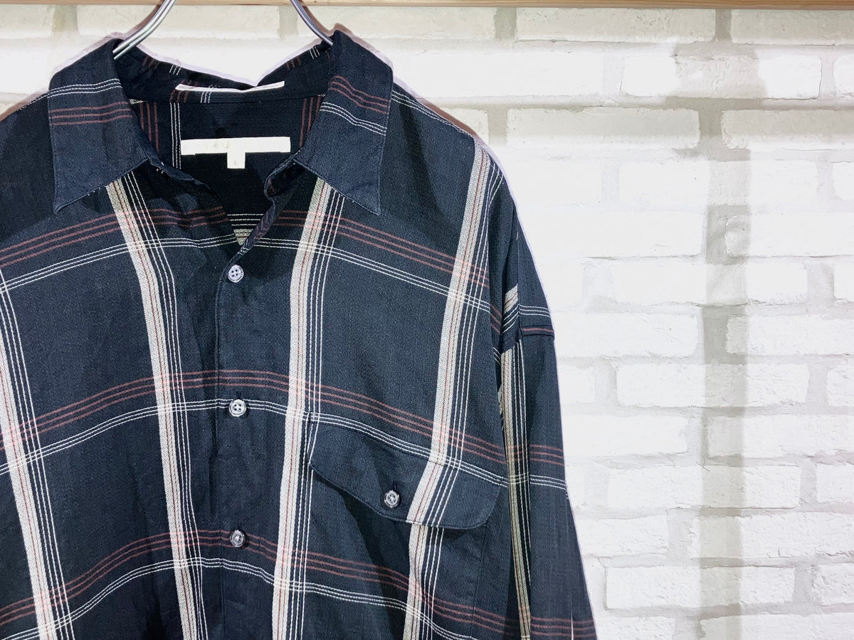 "PERRY ELLIS" Old Check Shirt