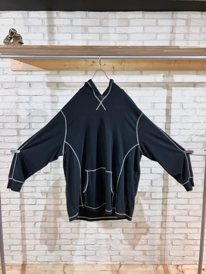 "KING SIZE" 00s Oversized Design Themal Hoodie