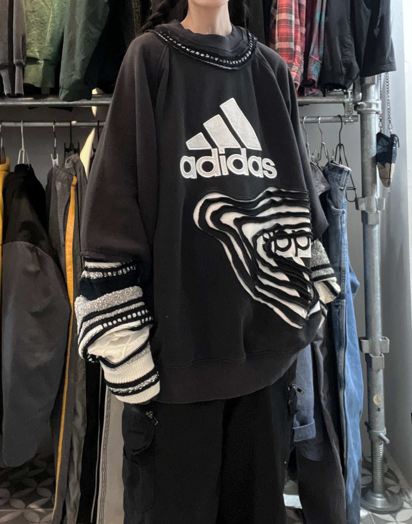 REMAKEBYK × Business as Usual Haptic Circuit Crewneck