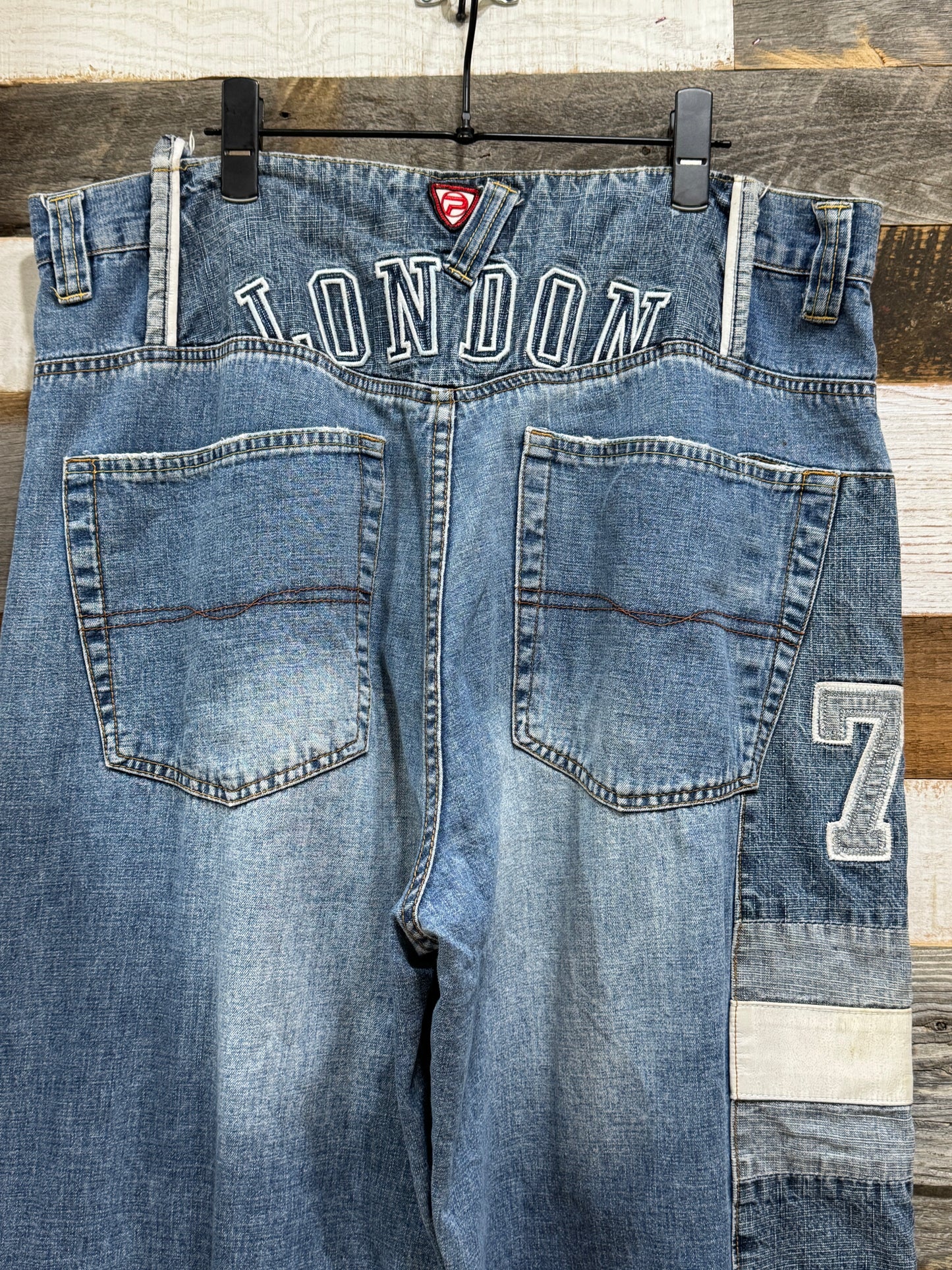 Pepe Jeans Patch Design Denim Pants