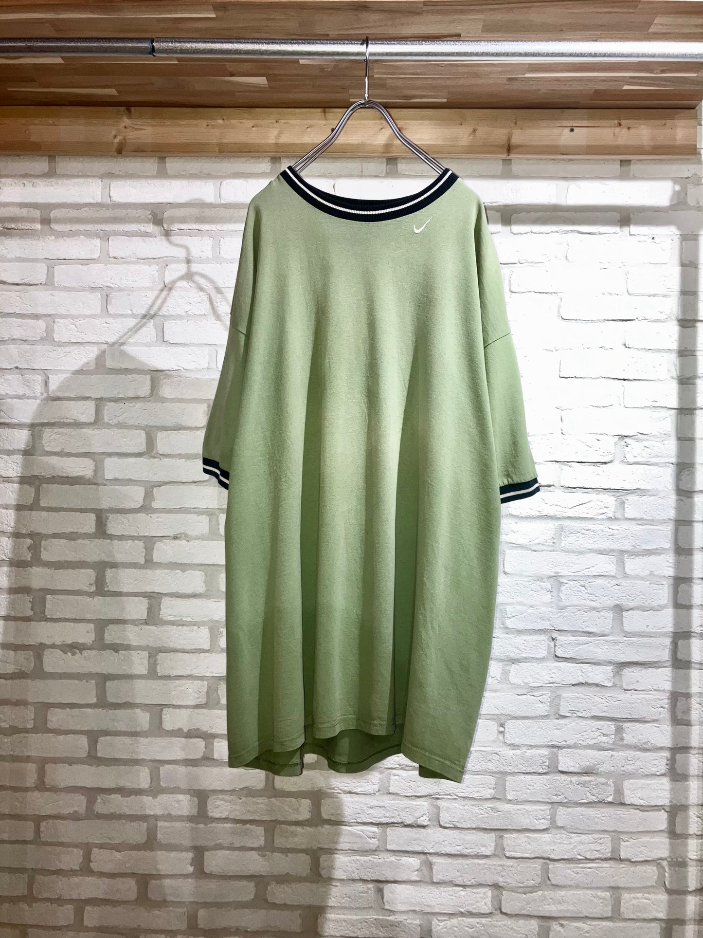 "NIKE" Old Oversized Design Ringer Tee