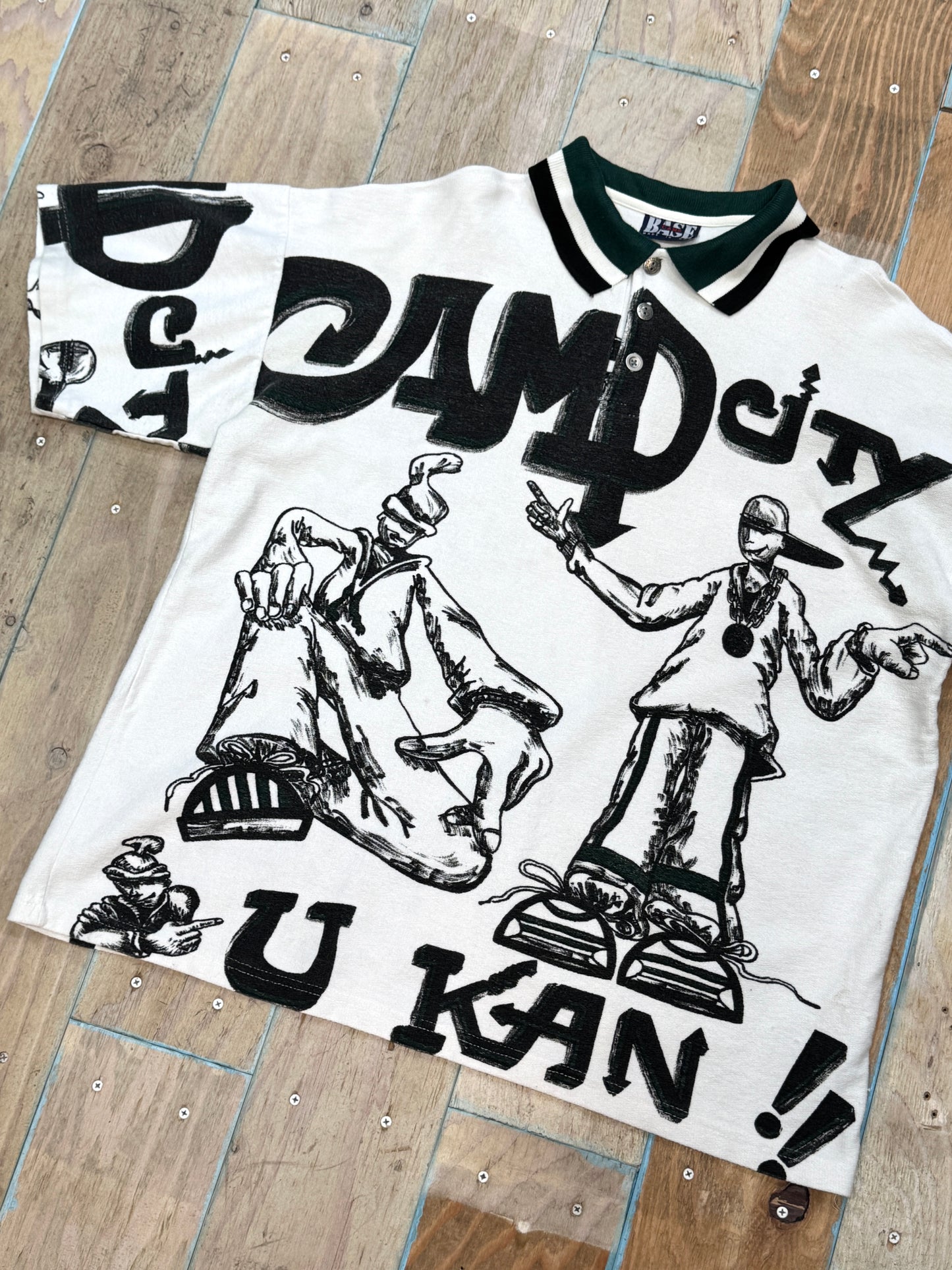 Old "CAMP CITY U KAN !" Polo Shirt