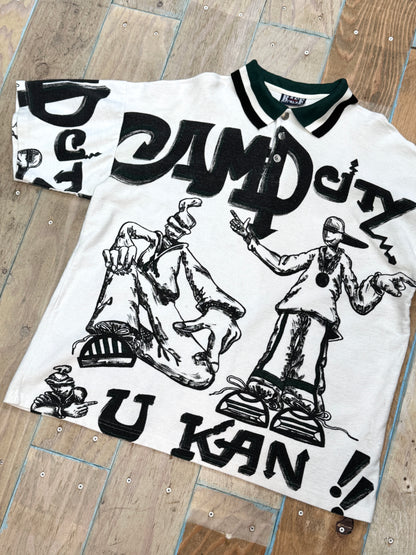 Old "CAMP CITY U KAN !" Polo Shirt