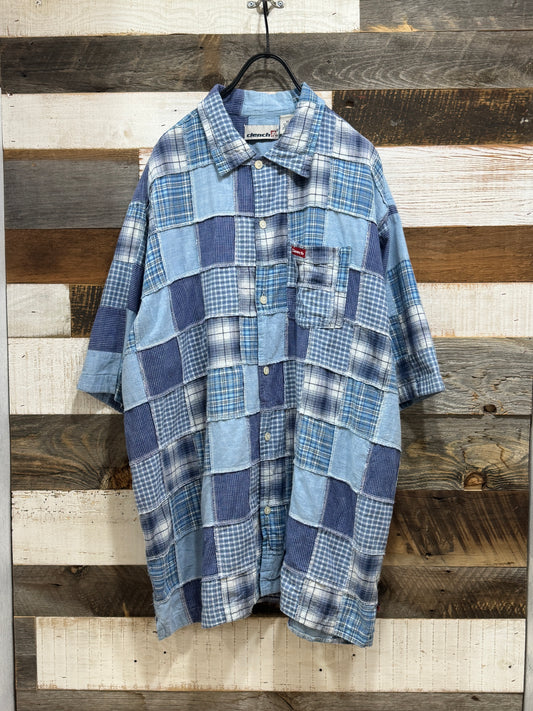 00s Clench Patchwork Design Shirt