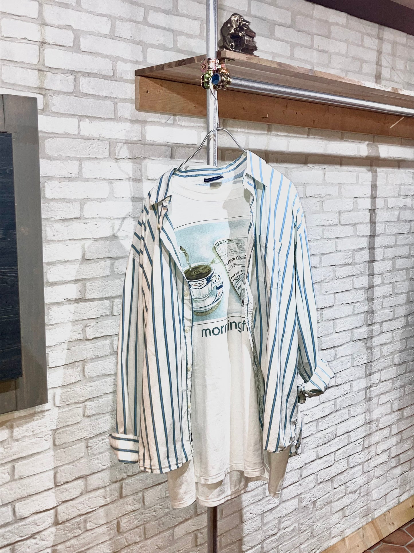 "OLD NAVY" 00s Stripe Shirt
