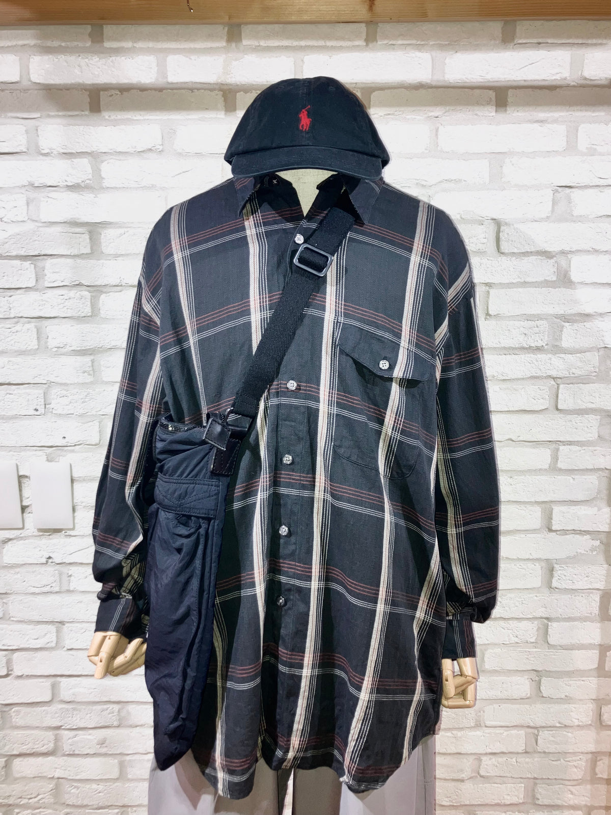 "PERRY ELLIS" Old Check Shirt