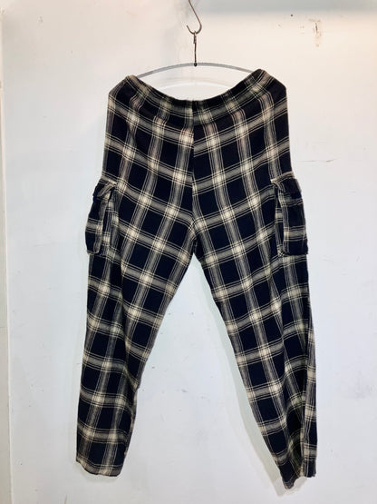 "GAP" Old Super Wide Check Cargo EZ Pants