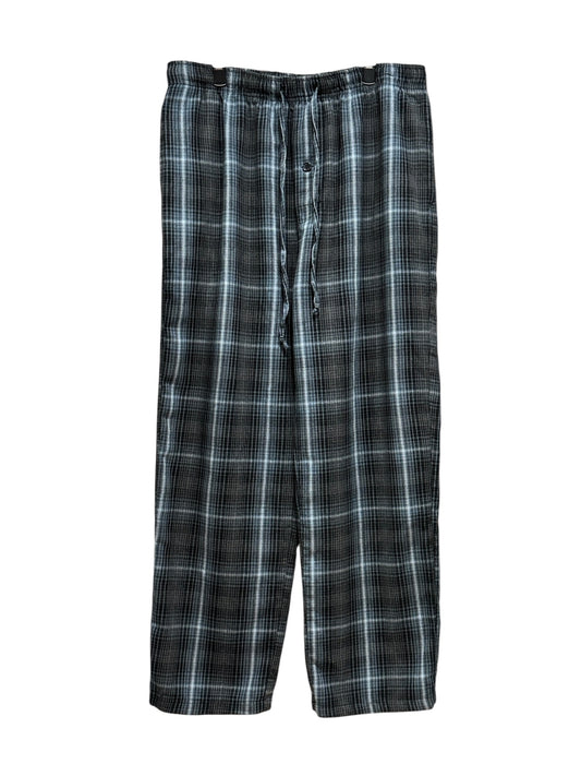 Old Plaid Wide EZ Pants