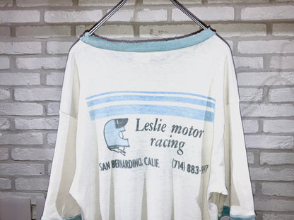 Vintage Printed Ringer Tee