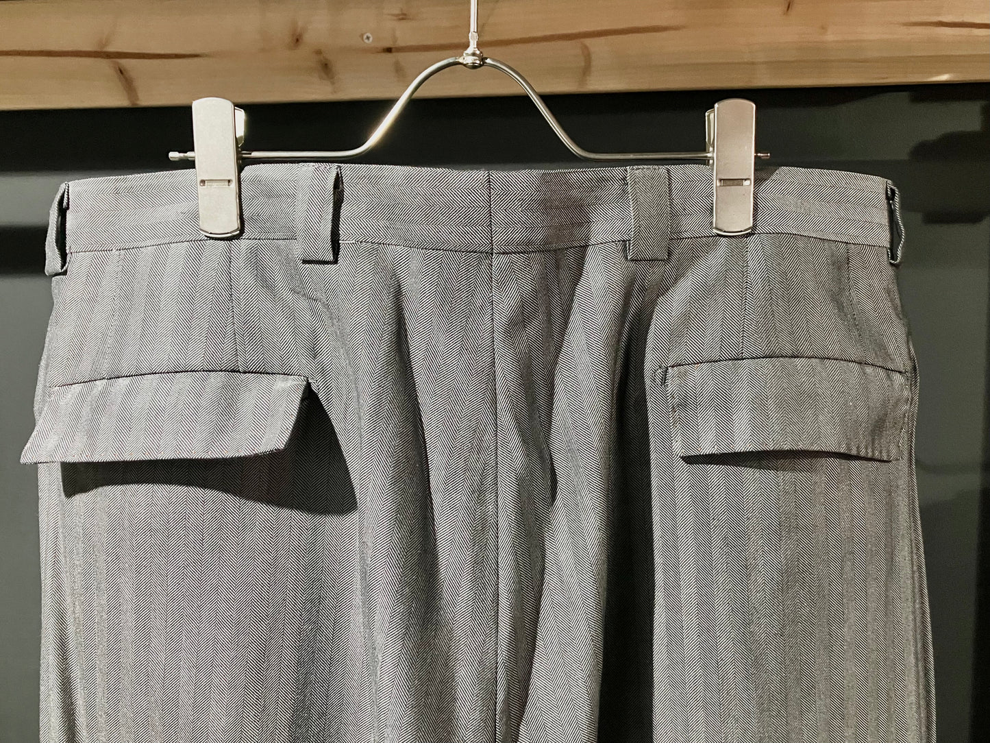 Old Silk&Wool Wide Slacks