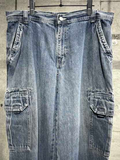 00s vintage Denim Cargos