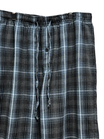 Old Plaid Wide EZ Pants