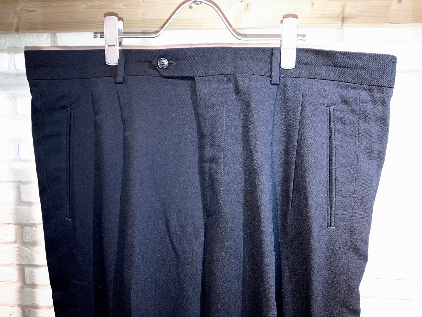 "DKNY" Old Super Wide Wool Slacks