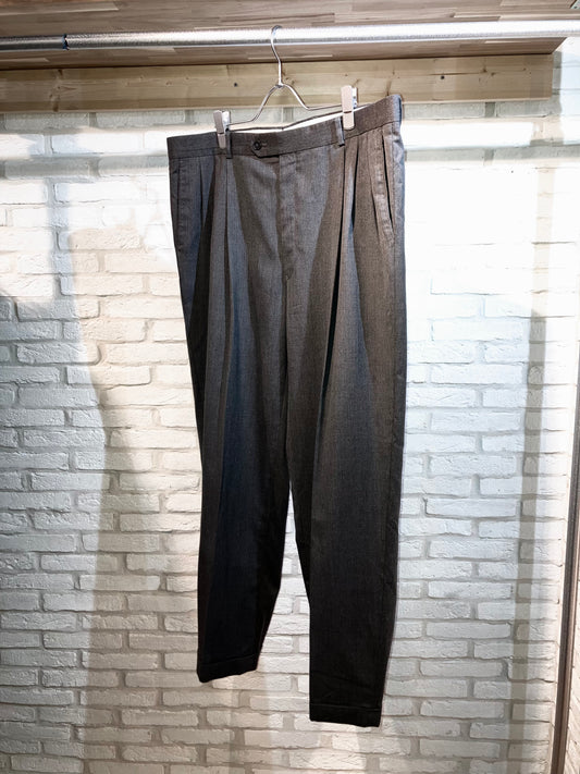 "GIVENCEY" Vintage Surge Wool Wide Slacks