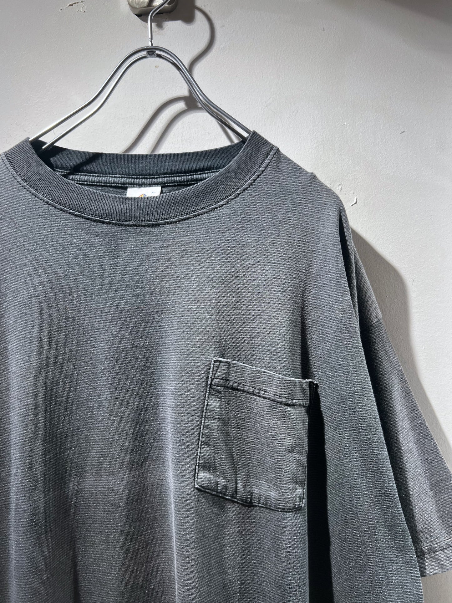 Old Micro Border Pocket T-shirt