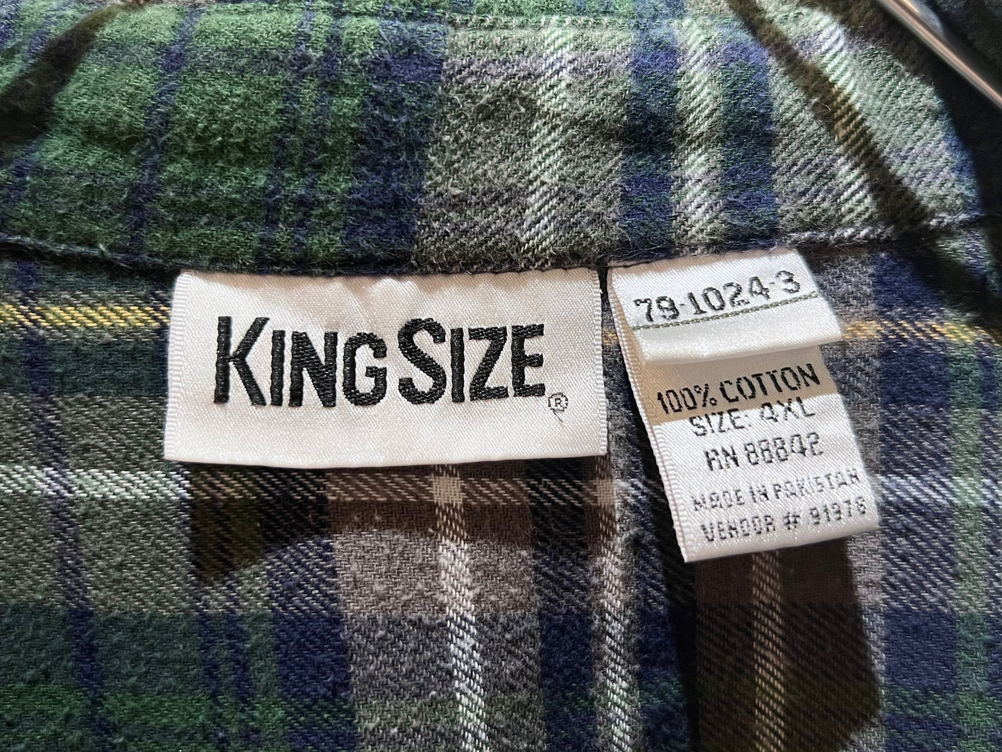 KINGSIZE Roomy fit Lightweight Flannel Shirt