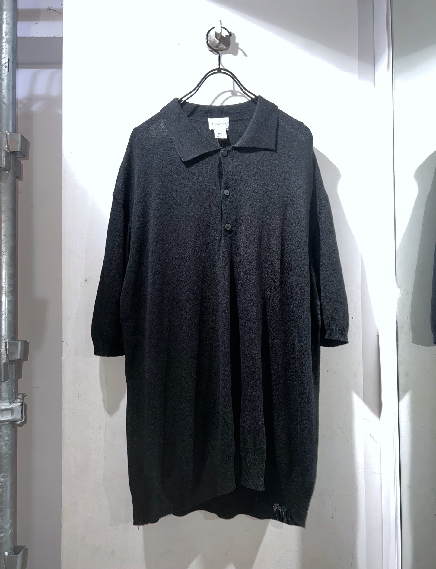 Old Italy Made Lightweight Knitted Polo Shirt