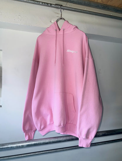 Snap-on Baby Pink Fleece Hoodie