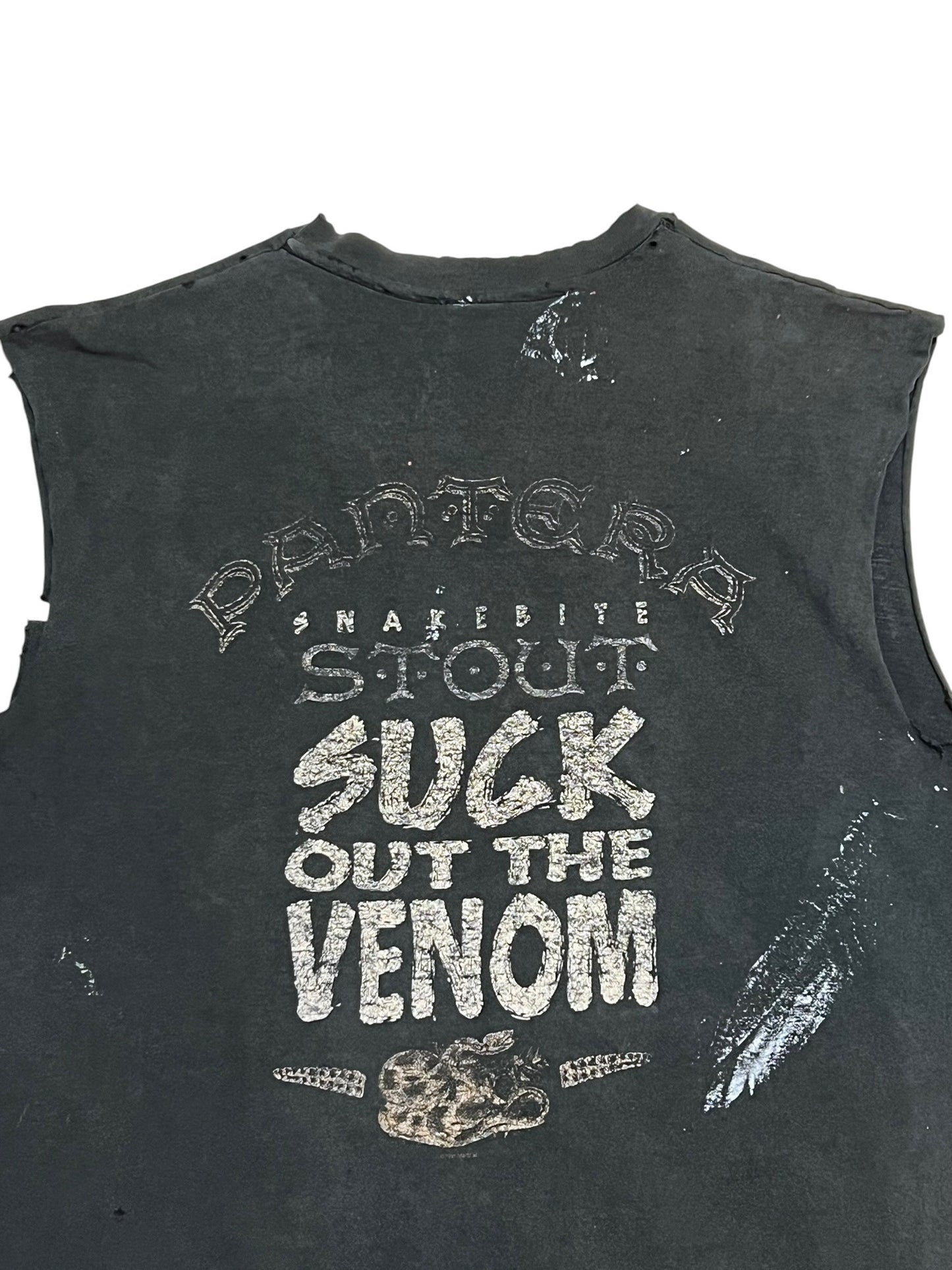 90s Pantera Snakebite Stout Cut Off Tee
