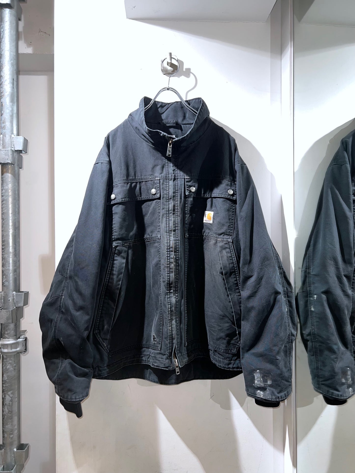 Old Carhartt Stand Collar Worker Jacket