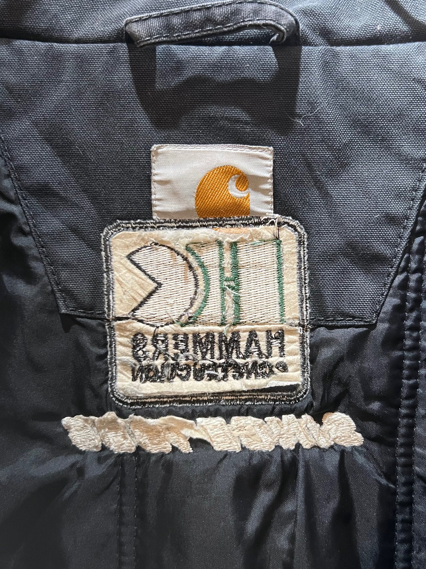 Old Carhartt Stand Collar Worker Jacket