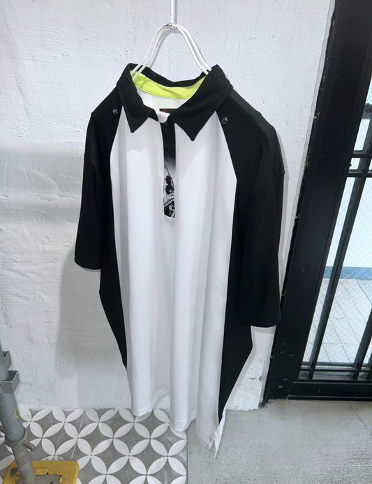 Jamie Sadock Half Zip Skull Polo
