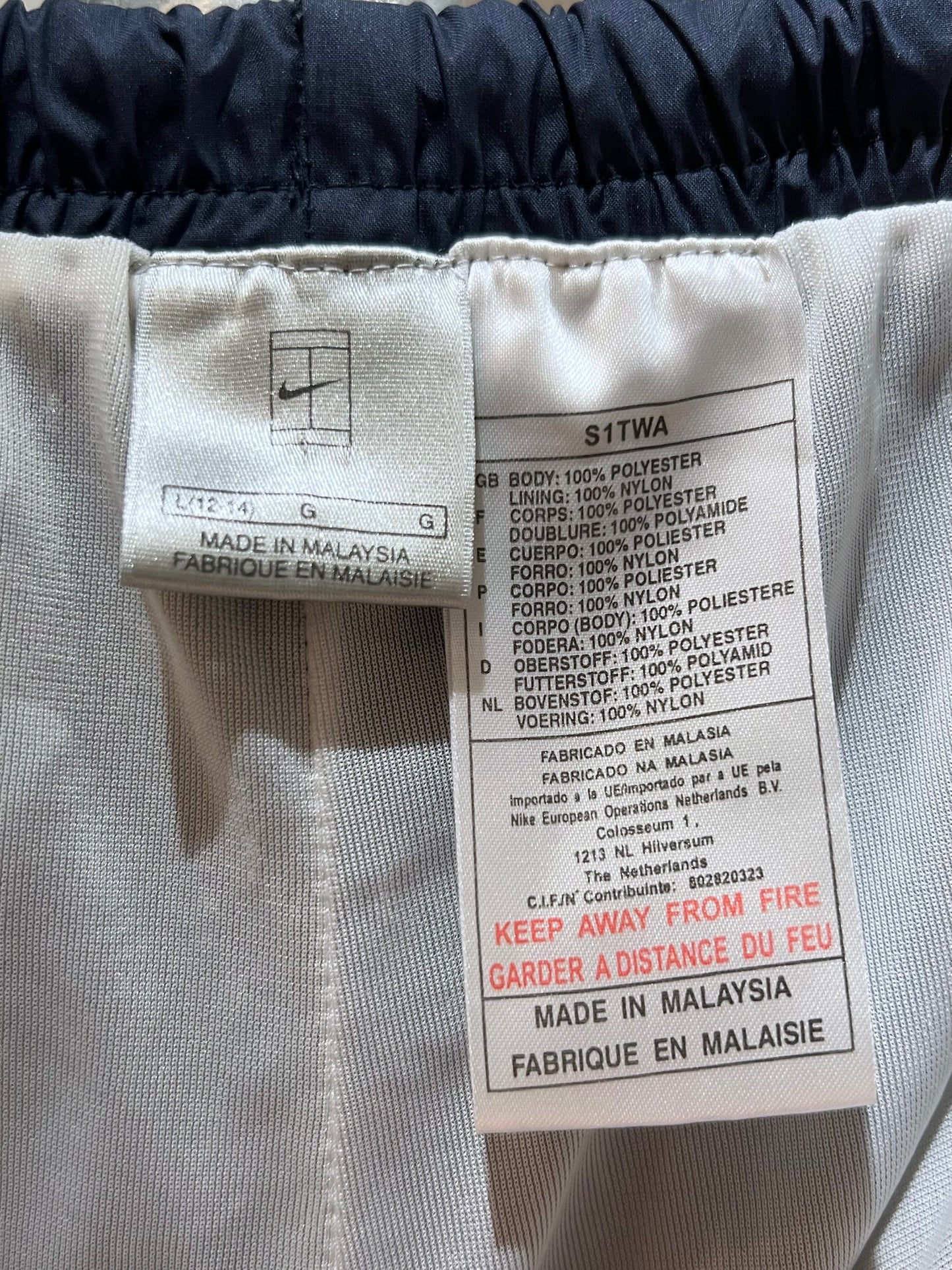 00's Vintage Nike V Diverge Nylon Pants