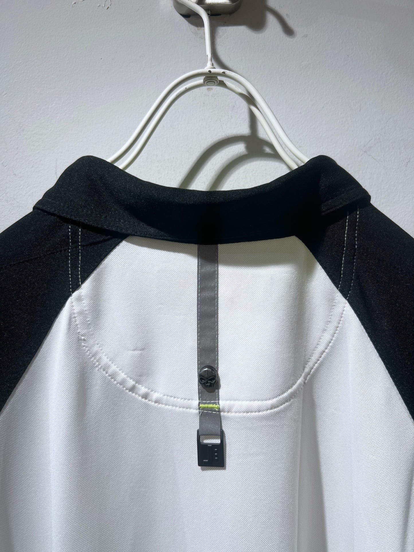 Jamie Sadock Half Zip Skull Polo