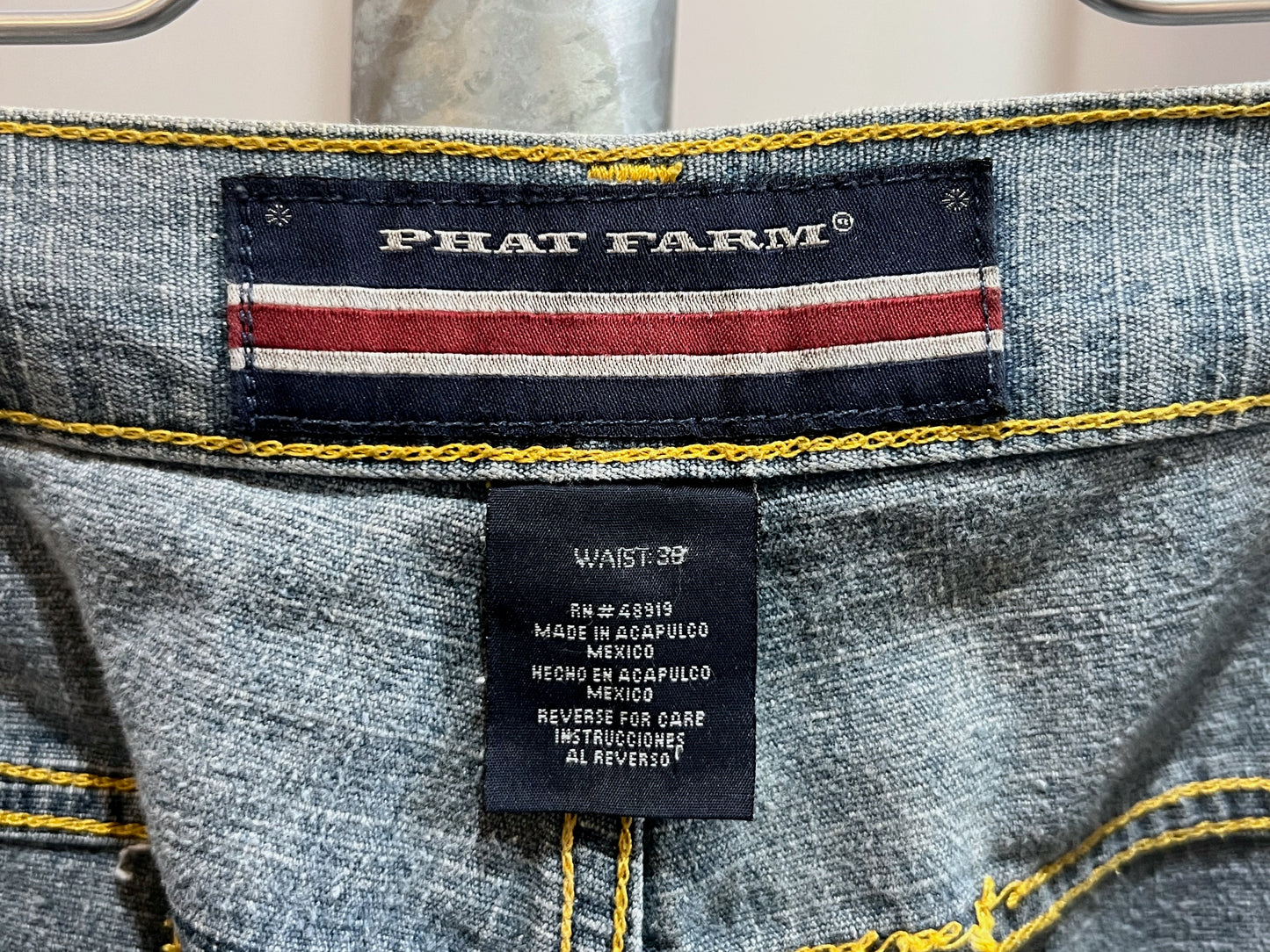 PHAT FARM Denim Baggy Shorts