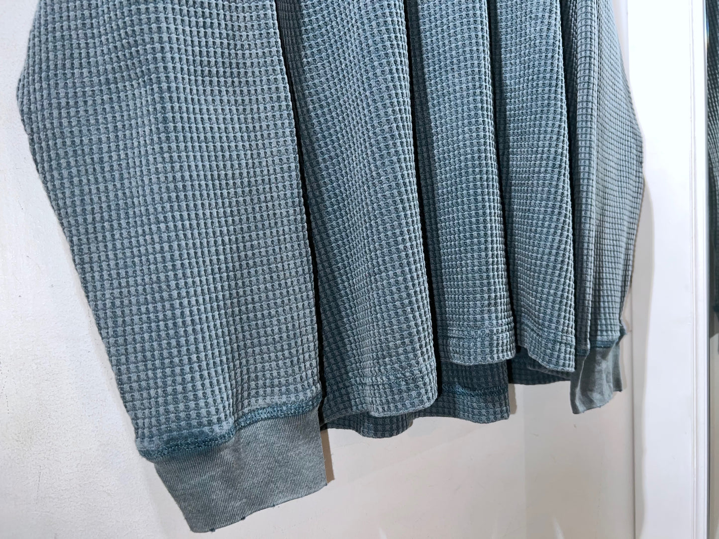 No Boundaries SunFaded Waffle Long Sleeve Tee