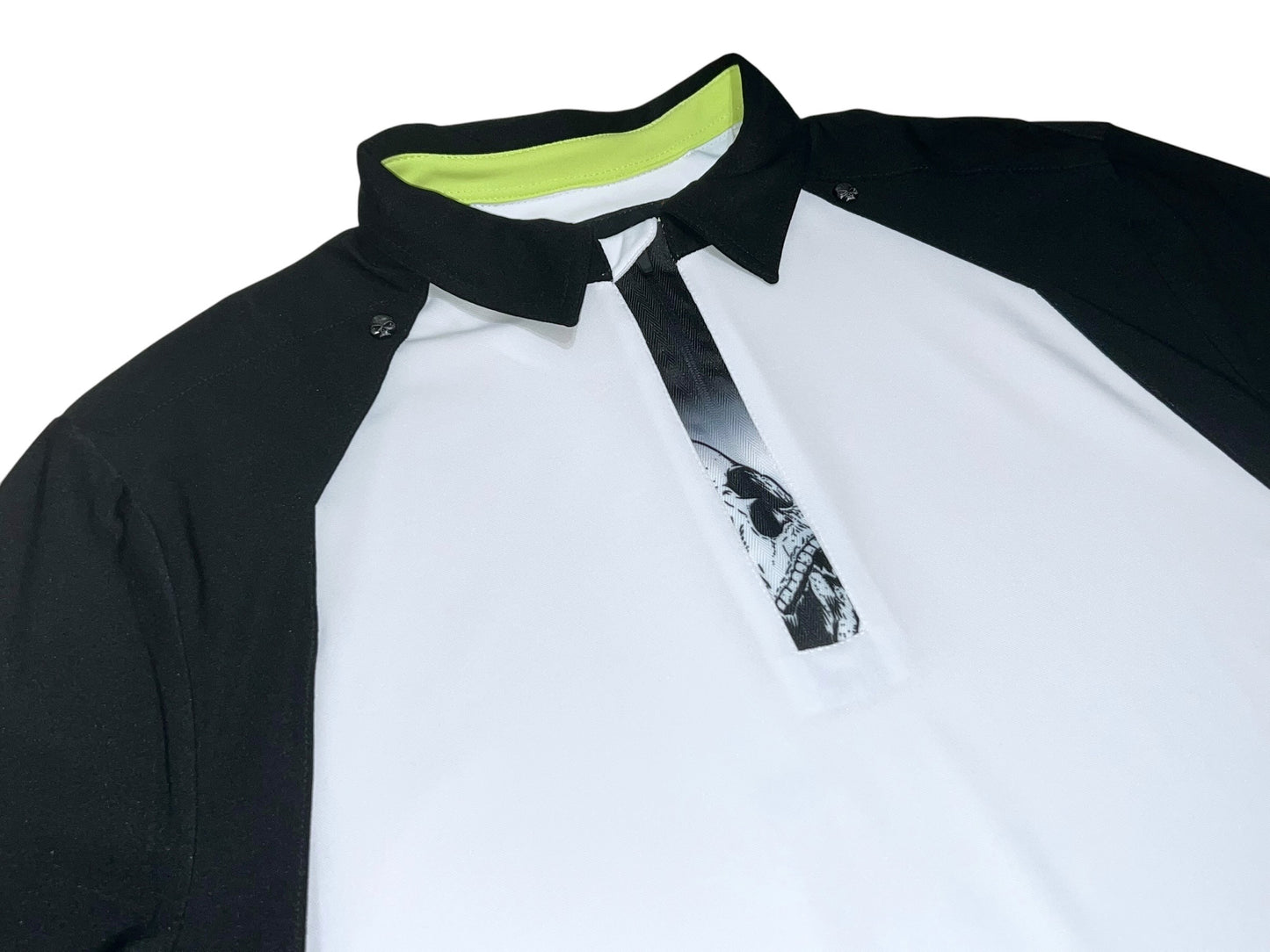 Jamie Sadock Half Zip Skull Polo