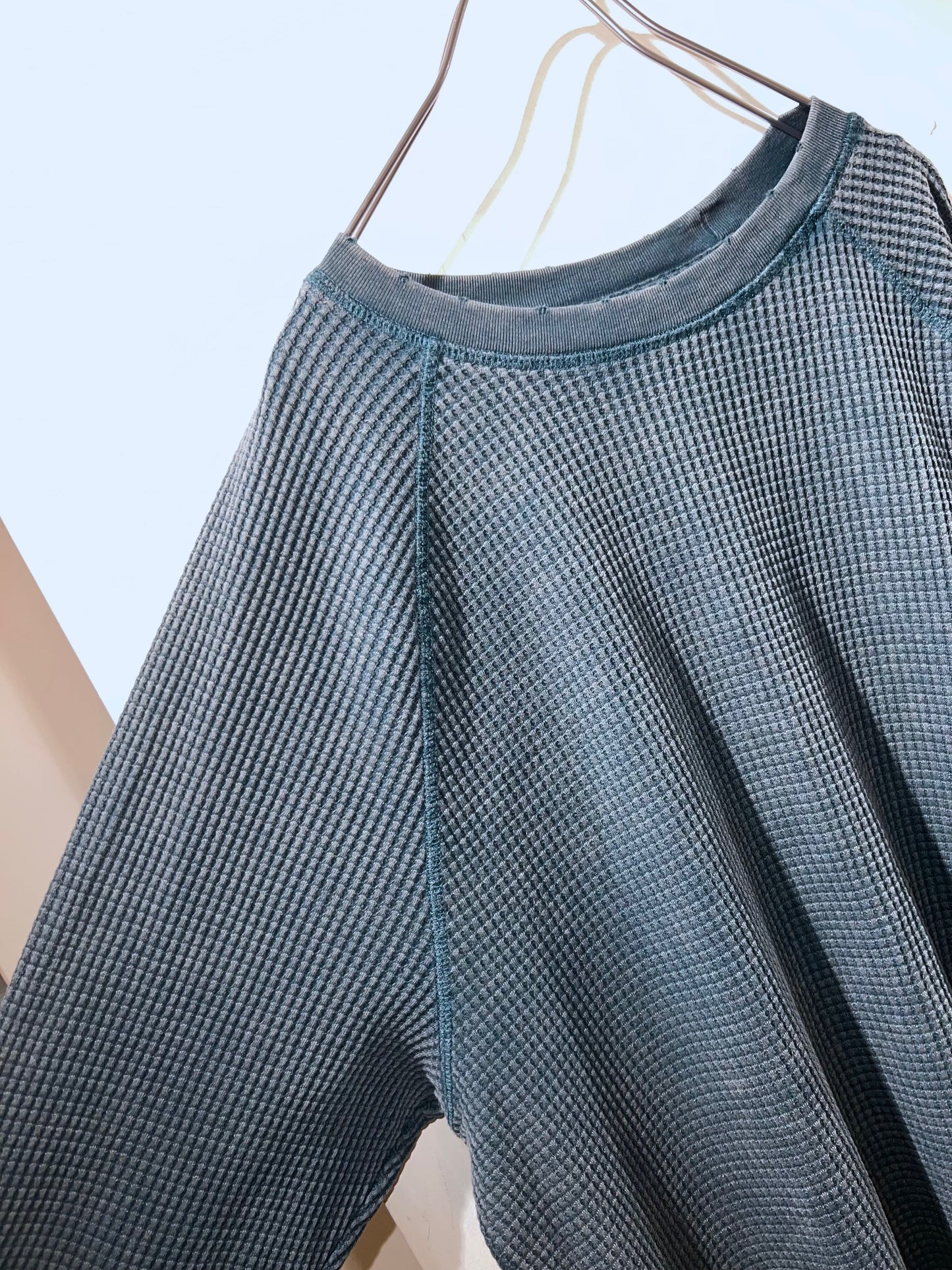 No Boundaries SunFaded Waffle Long Sleeve Tee