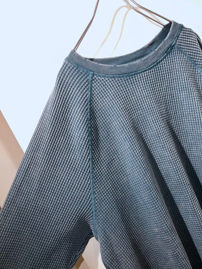 No Boundaries SunFaded Waffle Long Sleeve Tee