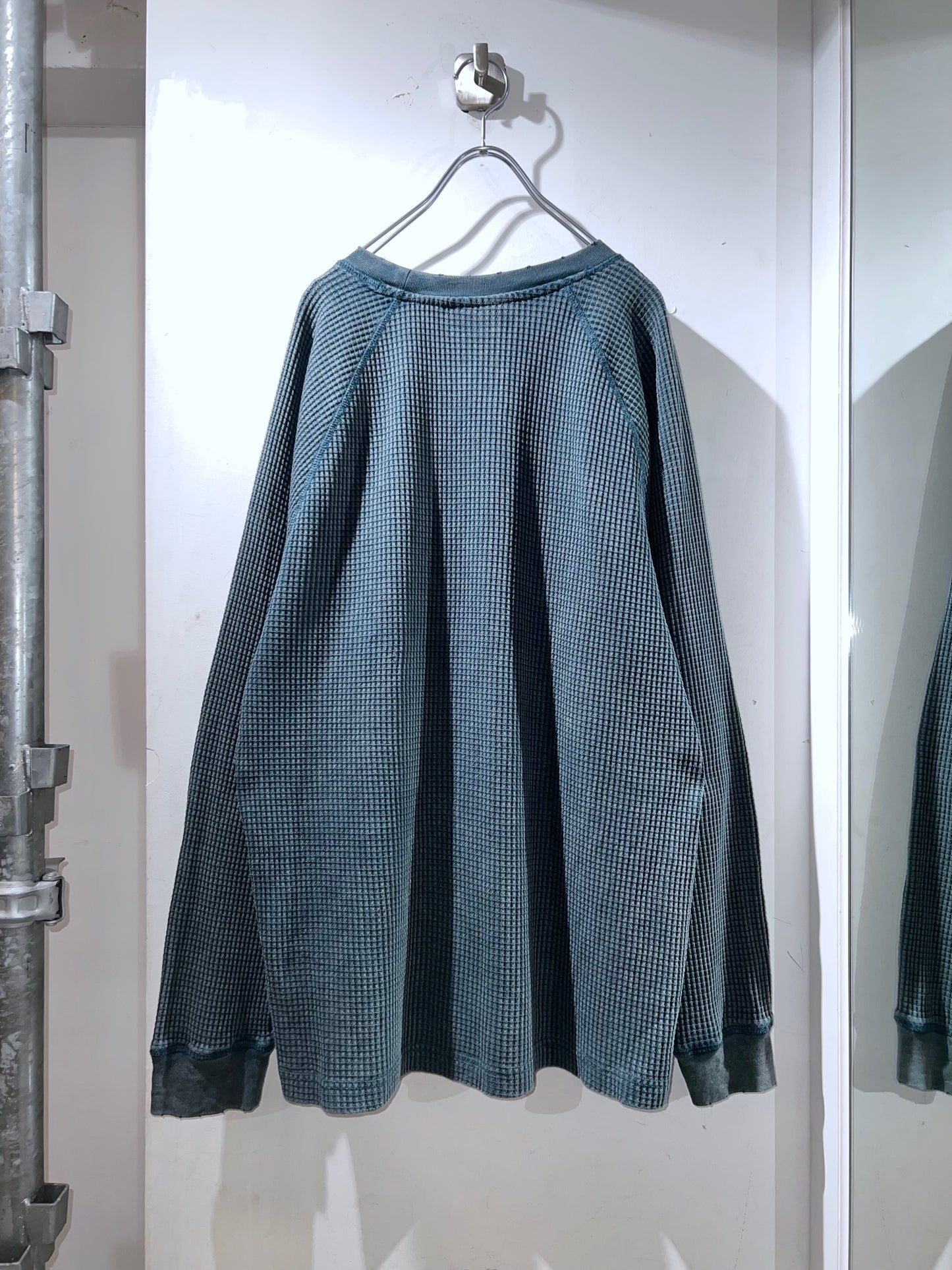 No Boundaries SunFaded Waffle Long Sleeve Tee