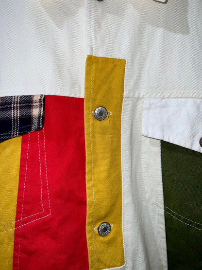 AIWTER Patchwork Denim Jacke