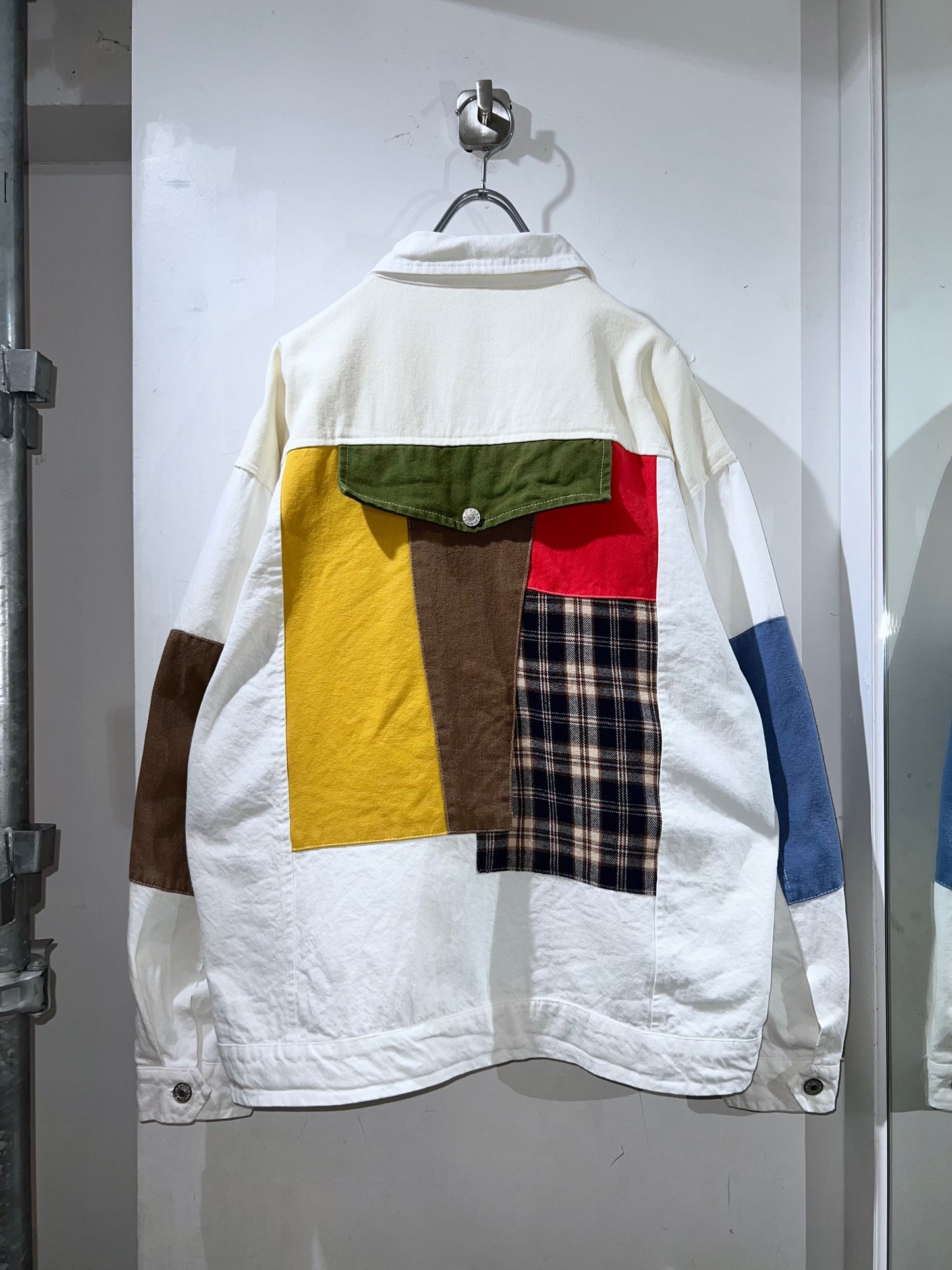 AIWTER Patchwork Denim Jacke