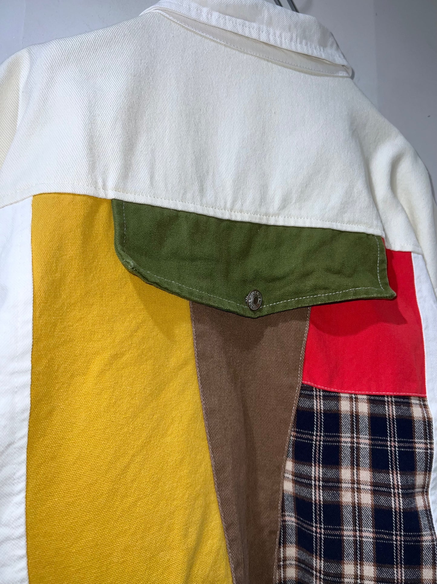 AIWTER Patchwork Denim Jacke