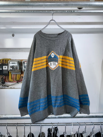 00s Brooklyn Xpress Oversized Design Sweater