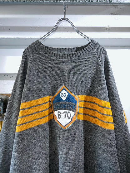 00s Brooklyn Xpress Oversized Design Sweater